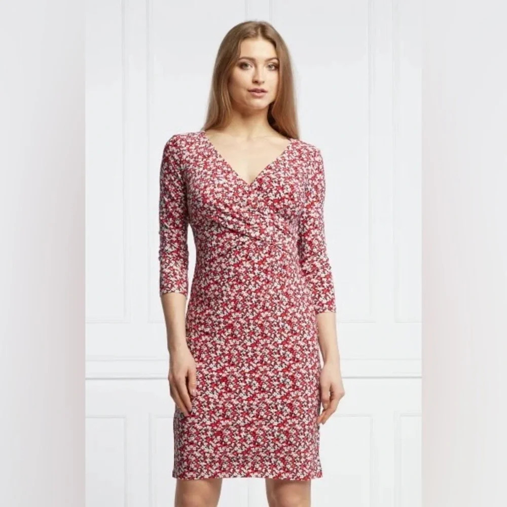 LAUREN by RALPH LAUREN NWOT Cleora Dress in Red Floral